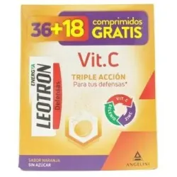 Leotron vitamina c naranja 36comp + 18comp