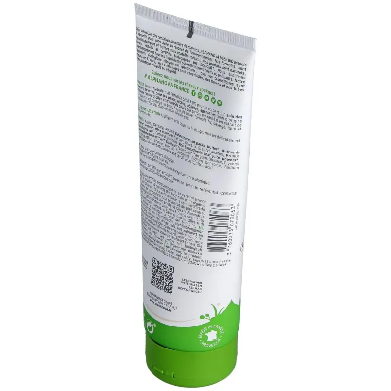 Leche corporal bebe 200ml. bio 2 | Farmacia Barata
