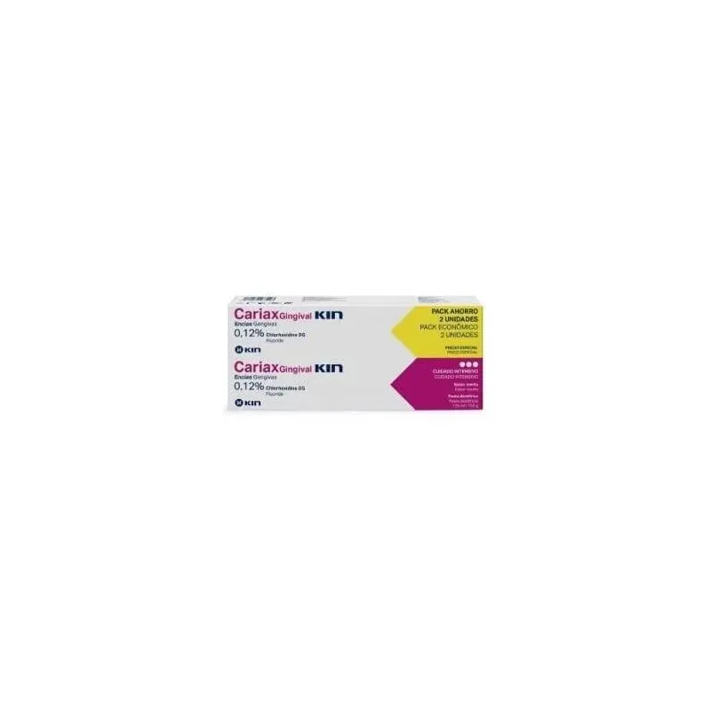 Cariax gingival encias pack pasta dental 125ml 2ud | Farmacia Barata