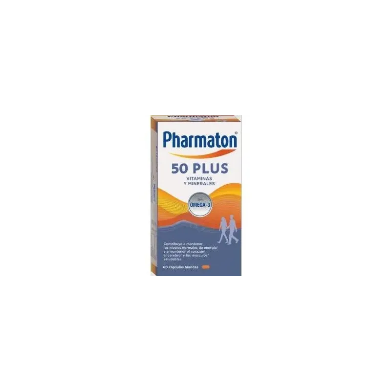 Pharmaton 50 plus 60 caps | Farmacia Barata