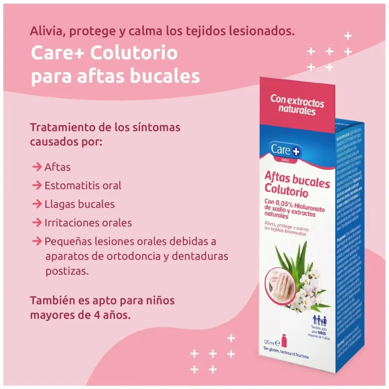 Care+ care aftas colutorio bucal 120ml | Farmacia Barata