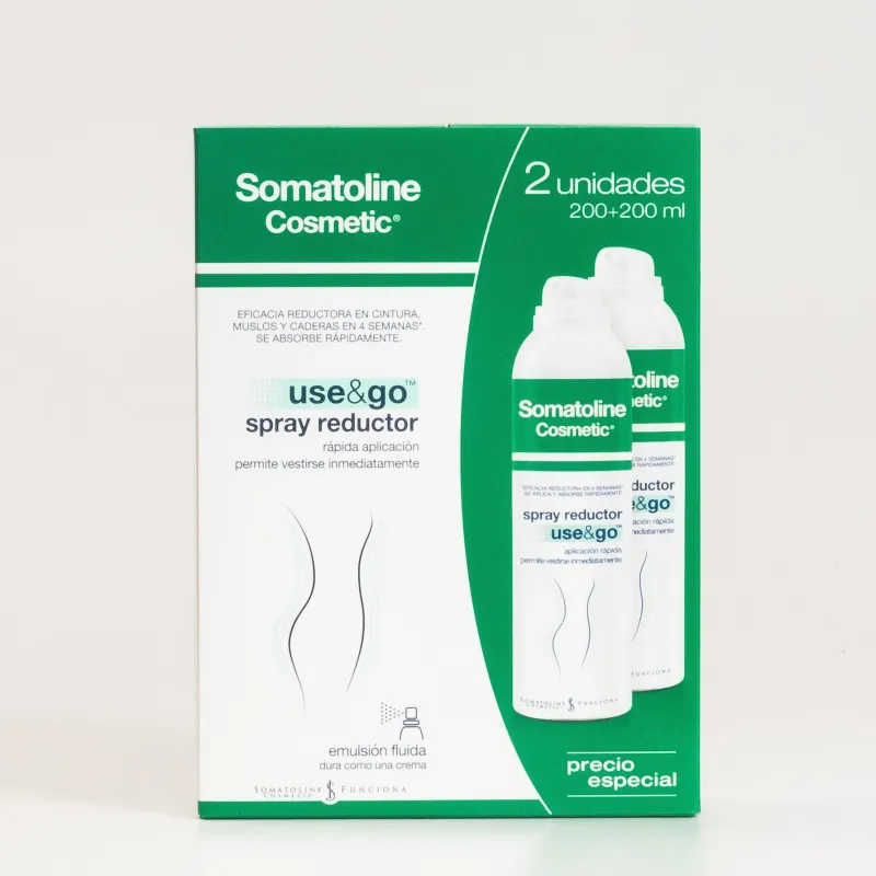SOMATOLINE COSMETICS USE&GO SPRAY REDUCTOR DUPLO, 2X200ML SOMATOLINE COSMETICS USE&GO SPRAY REDUCTOR DUPLO, 2X200ML