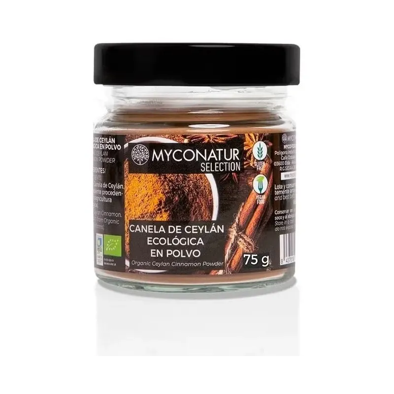 Myconatur canela de ceylan polvo eco 75g | Farmacia Barata