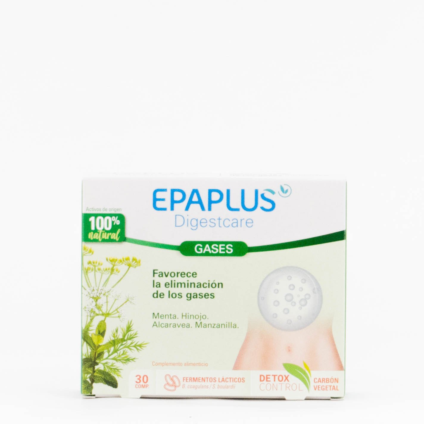 Epaplus Digestcare Gases, 30 comprimidos