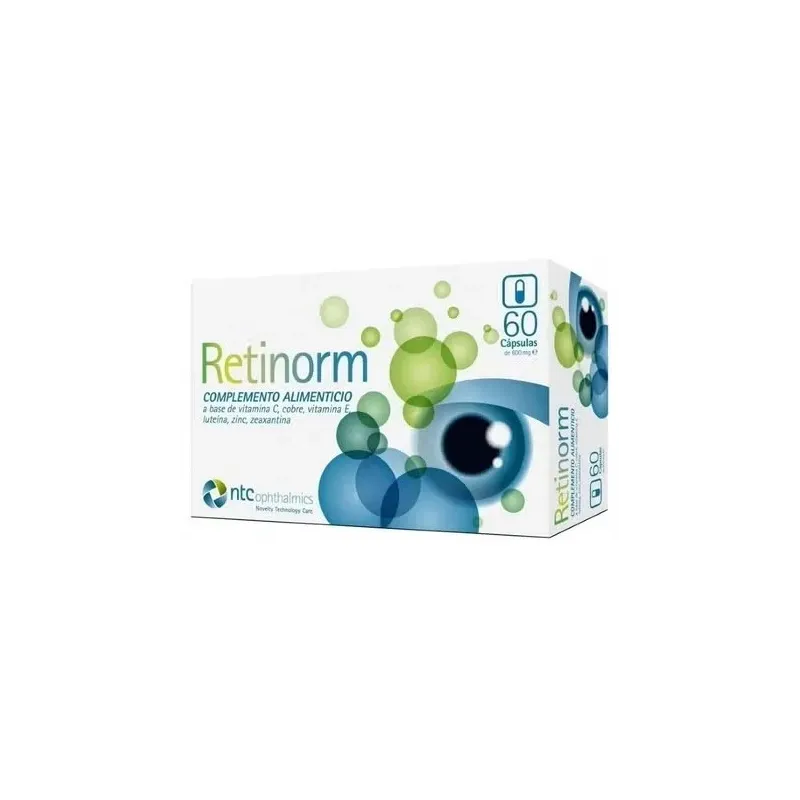 Retinorm 60caps - ntc ophthalmics | Farmacia Barata Retinorm 60caps - ntc ophthalmics | Farmacia Barata