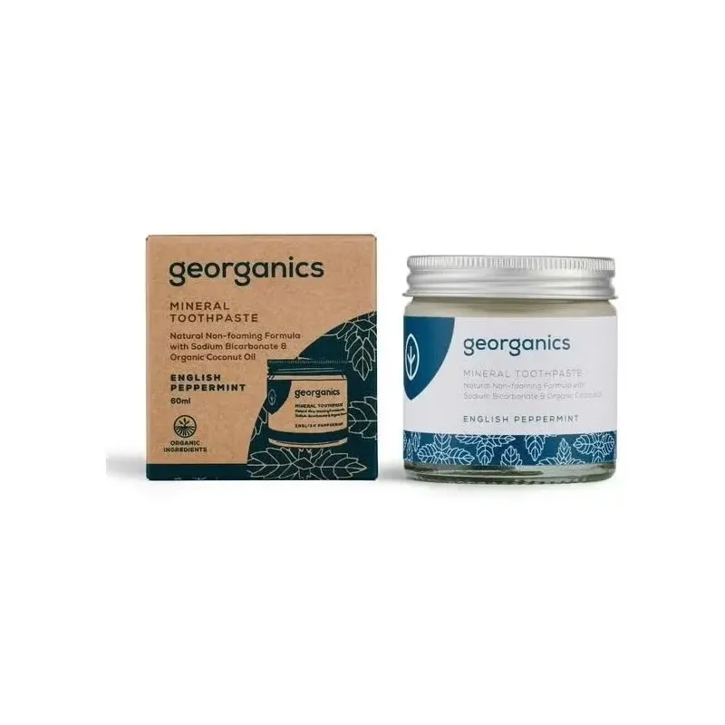 Georganics dentifrico mineral menta crema 120ml | Farmacia Barata