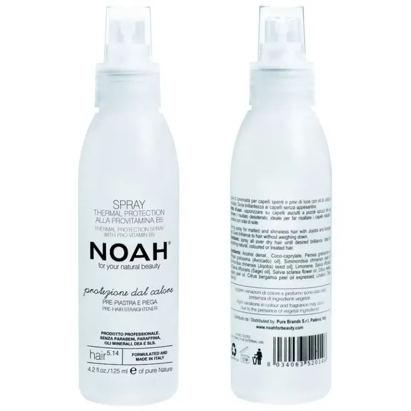 Noah spray protector calor con provitamina b5 hair 5.14 125ml | Farmacia Barata