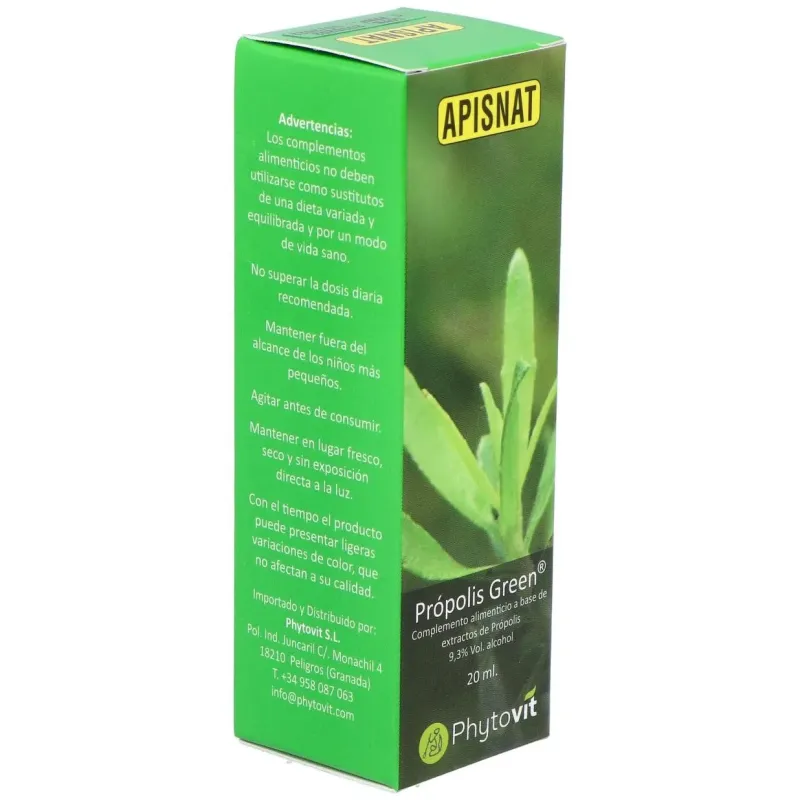 Apisnat propolis green 20ml. | Farmacia Barata