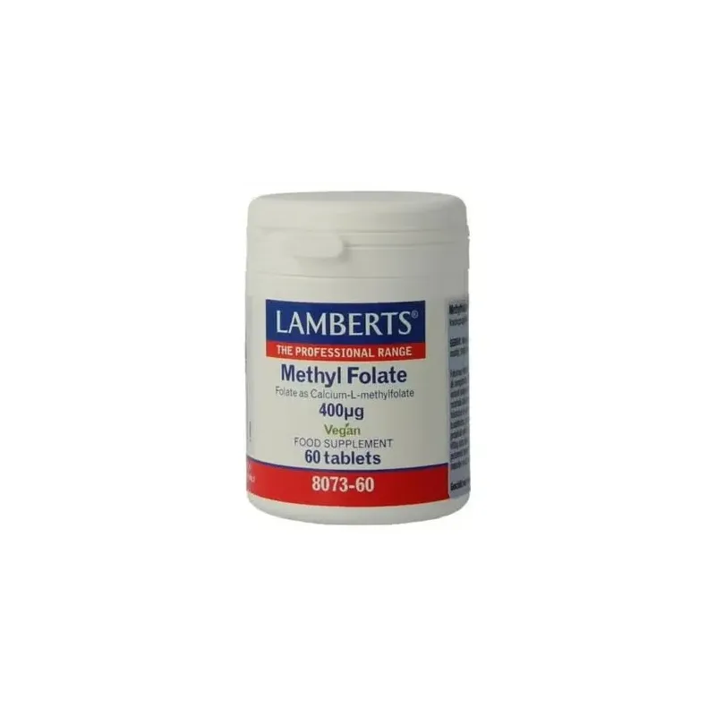 Lamberts methyl folate 400mg 60comp | Farmacia Barata