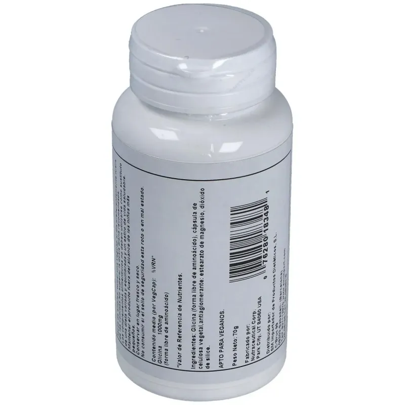 Glycine 1000mg. 60cap.veg | Farmacia Barata