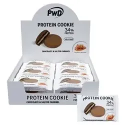 Pwd nutrition protein cookies chocolate y salted caramel 18x30g
