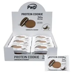 Protein cookie 34% protein choco-coconut 18uds.