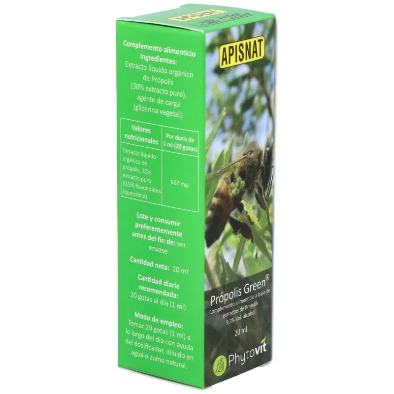 Apisnat propolis green 20ml. | Farmacia Barata