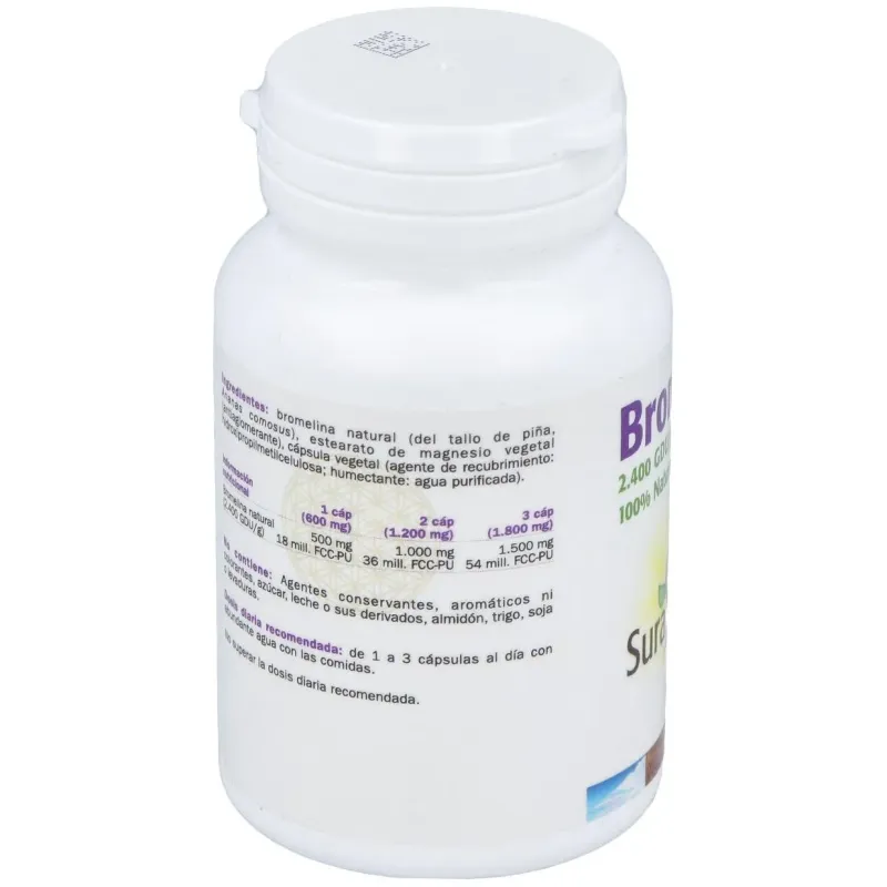 Bromelina 2400 30cap. | Farmacia Barata