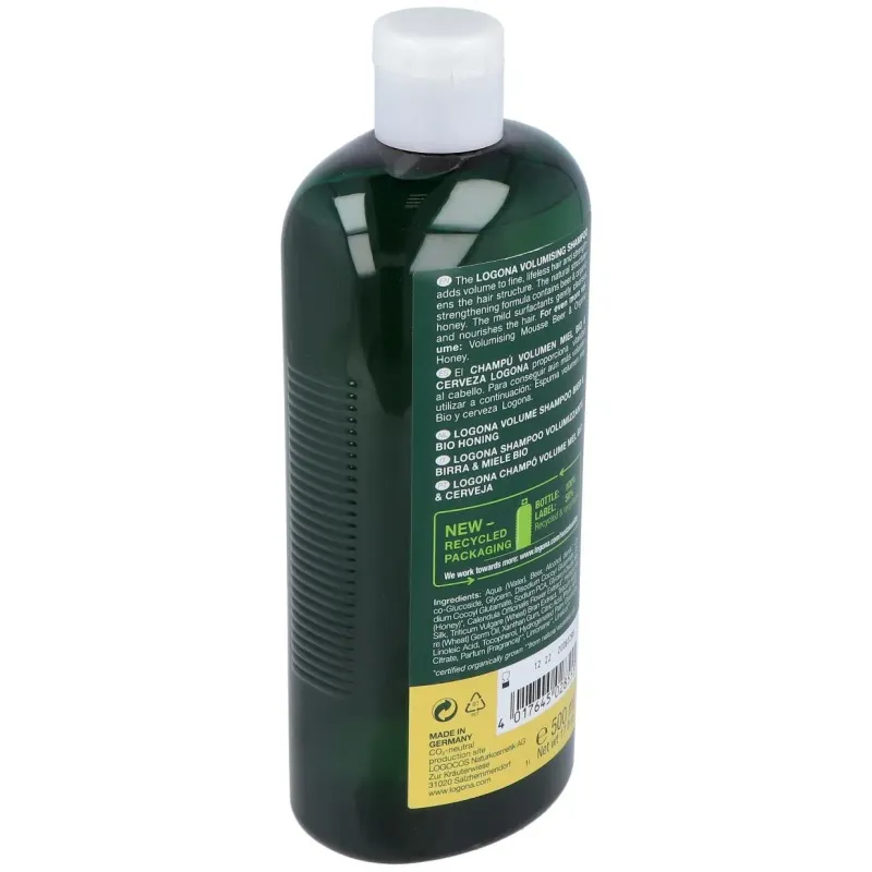 Champu volumen miel y cerveza 500ml. 2 | Farmacia Barata