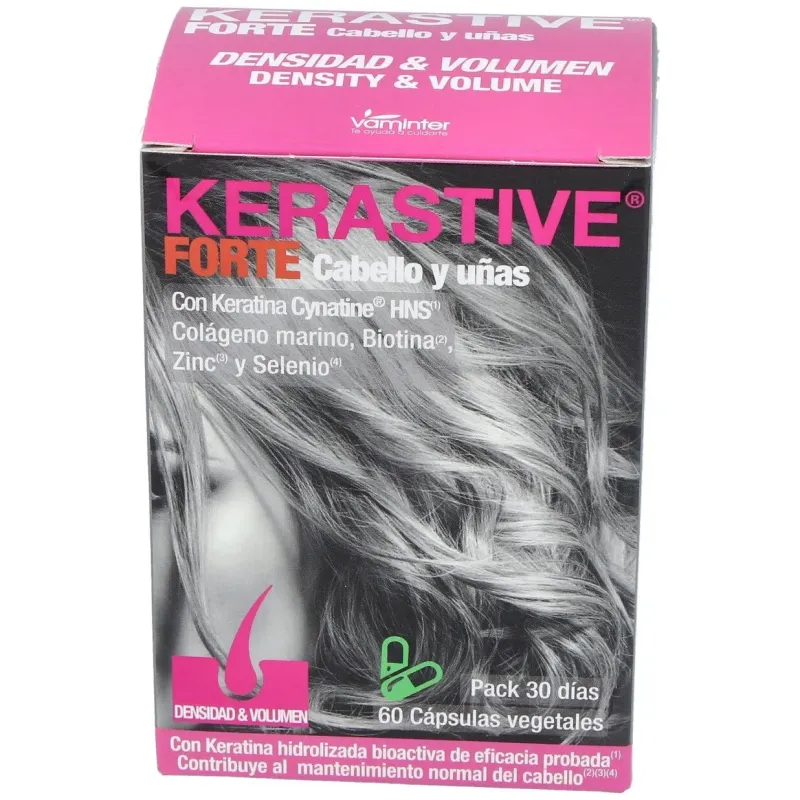 Kerastive forte cynatine 60cap. 2 | Farmacia Barata