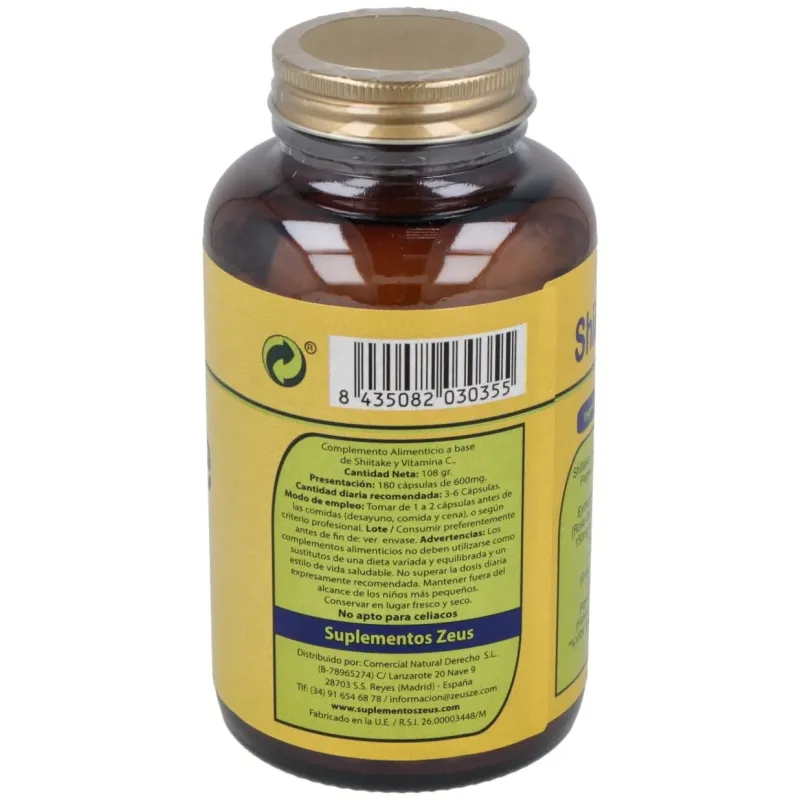 Shiitake-ze 400mg. 180cap. 2 | Farmacia Barata