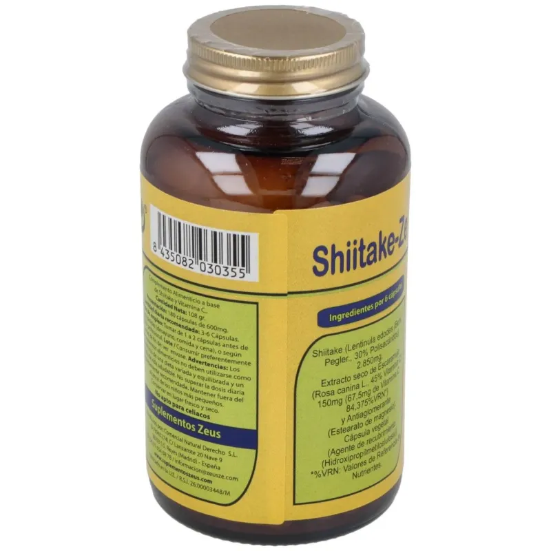 Shiitake-ze 400mg. 180cap. 2 | Farmacia Barata