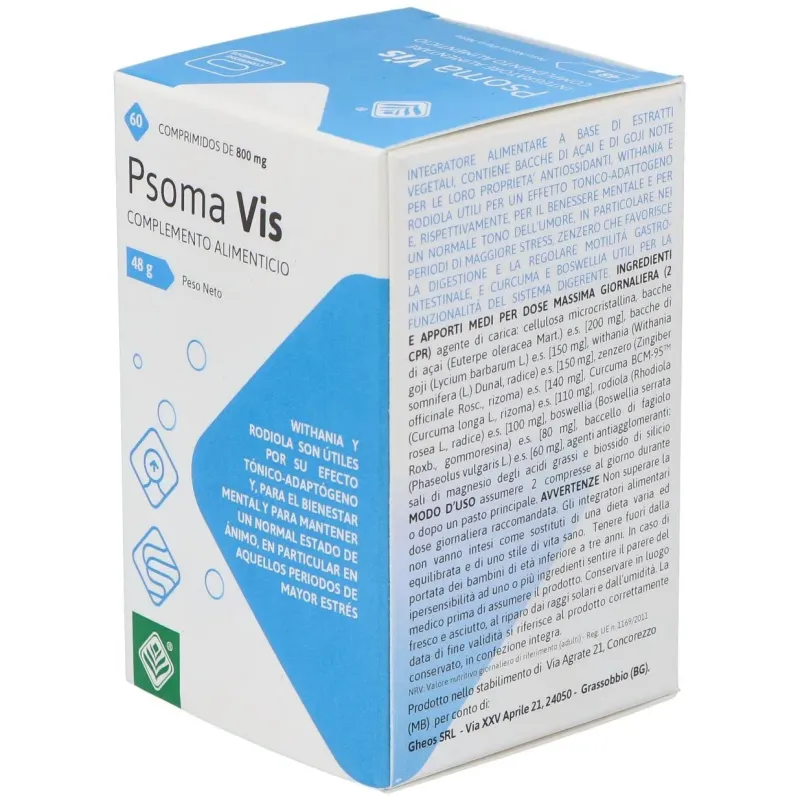 Psoma vis 60comp. | Farmacia Barata