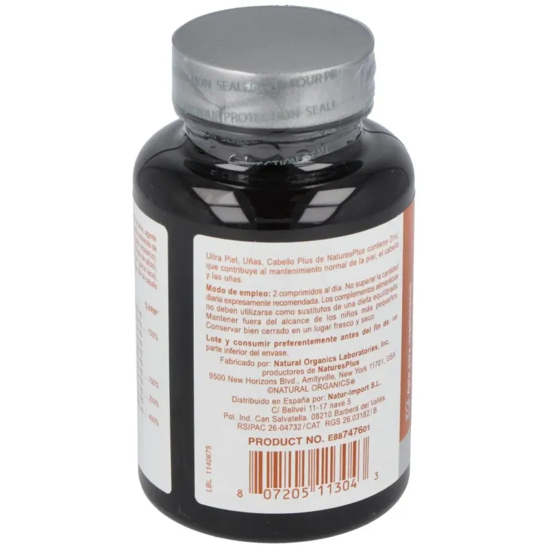 Ultra piel cabello y uñas 60comp. 2 | Farmacia Barata