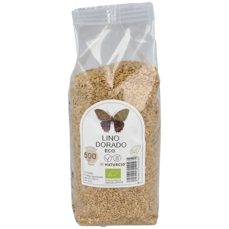Naturcid linaza semilla dorada eco 500g | Farmacia Barata