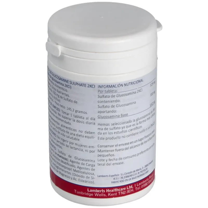 Sulfato de glucosamina 120comp. | Farmacia Barata