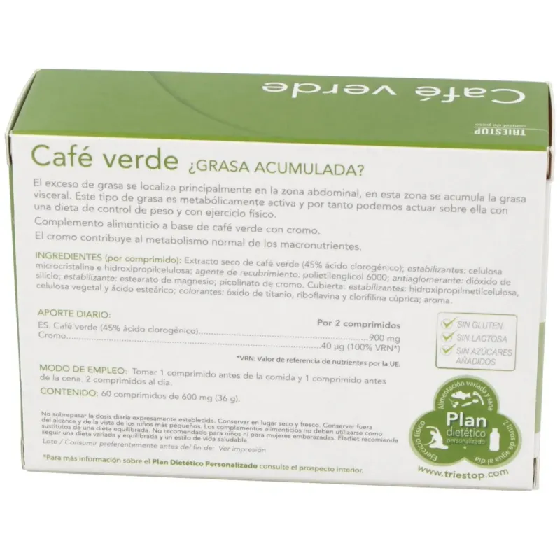 Triestop cafe verde 60comp. 2 | Farmacia Barata