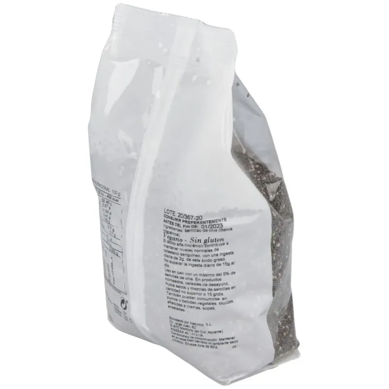 Naturcid chía semillas eco 500g | Farmacia Barata