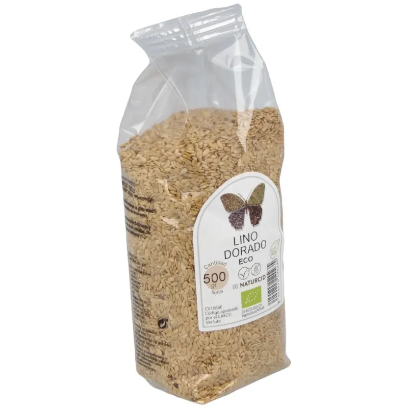 Naturcid linaza semilla dorada eco 500g | Farmacia Barata