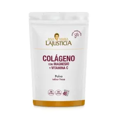 Ana María Lajusticia Colágeno con Mg + Vit. C sabor fresa, 350 gr polvo