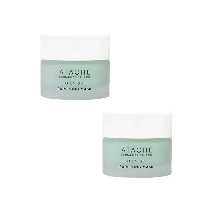 Atache Oily SK Purifying Mask Duplo 2x100 ml | Farmacia Barata Atache Oily SK Purifying Mask Duplo 2x100 ml | Farmacia Barata
