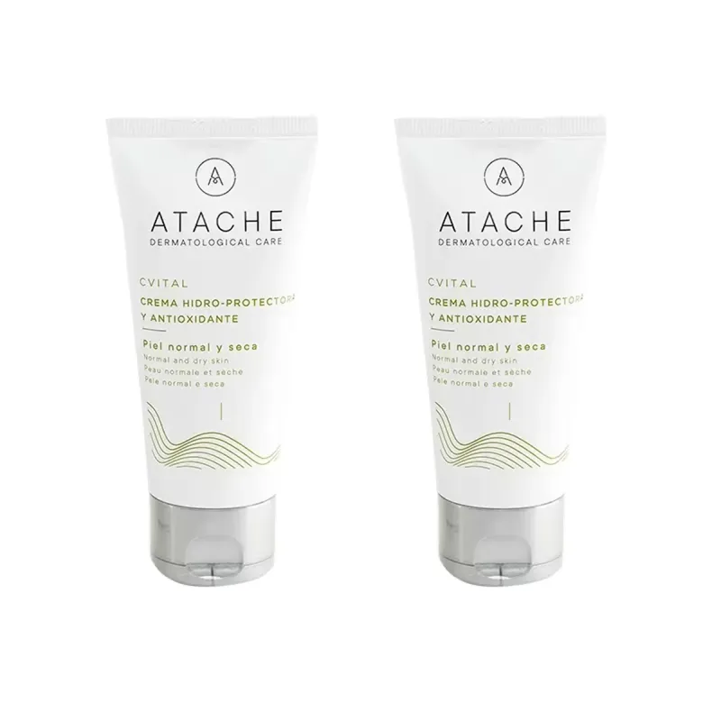 Atache CVital Crema Hidro-Protectora Piel Seca Duplo 2x50 ml | Farmacia Barata Atache CVital Crema Hidro-Protectora Piel Seca Duplo 2x50 ml | Farmacia Barata