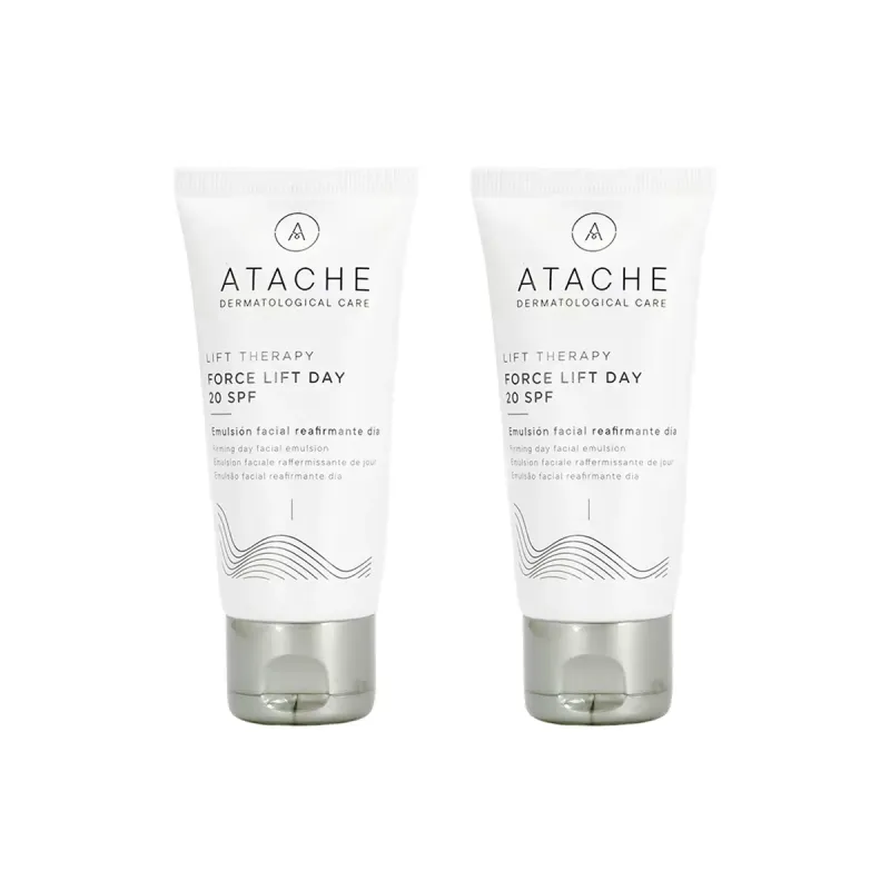 Atache Lift Therapy Force Lift Day SPF20 Reafirmante Duplo 2x50 ml | Farmacia Barata Atache Lift Therapy Force Lift Day SPF20 Reafirmante Duplo 2x50 ml | Farmacia Barata