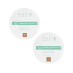 Atache Be Sun Anti-Aging Compacto Light SPF50 Duplo, 2x12 g