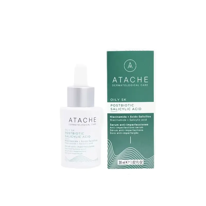 Atache Oily SK Postbiotic Salicylic Acid Serum Piel Grasa 30 ml | Farmacia Barata Atache Oily SK Postbiotic Salicylic Acid Serum Piel Grasa 30 ml | Farmacia Barata