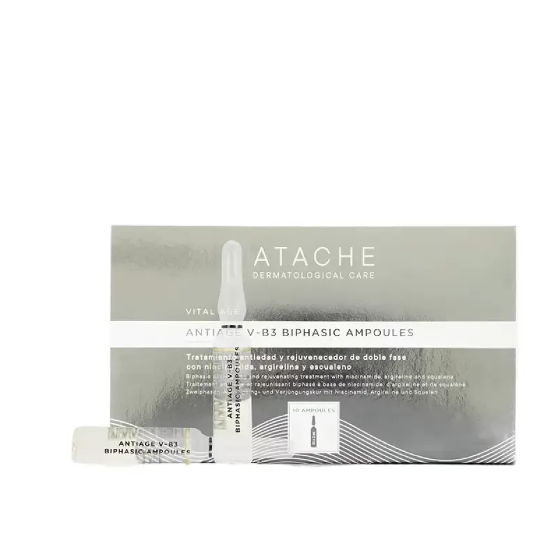 Atache Vital Age Antiage V-B3 Biphasic Ampollas 10x2 ml | Farmacia Barata Atache Vital Age Antiage V-B3 Biphasic Ampollas 10x2 ml | Farmacia Barata