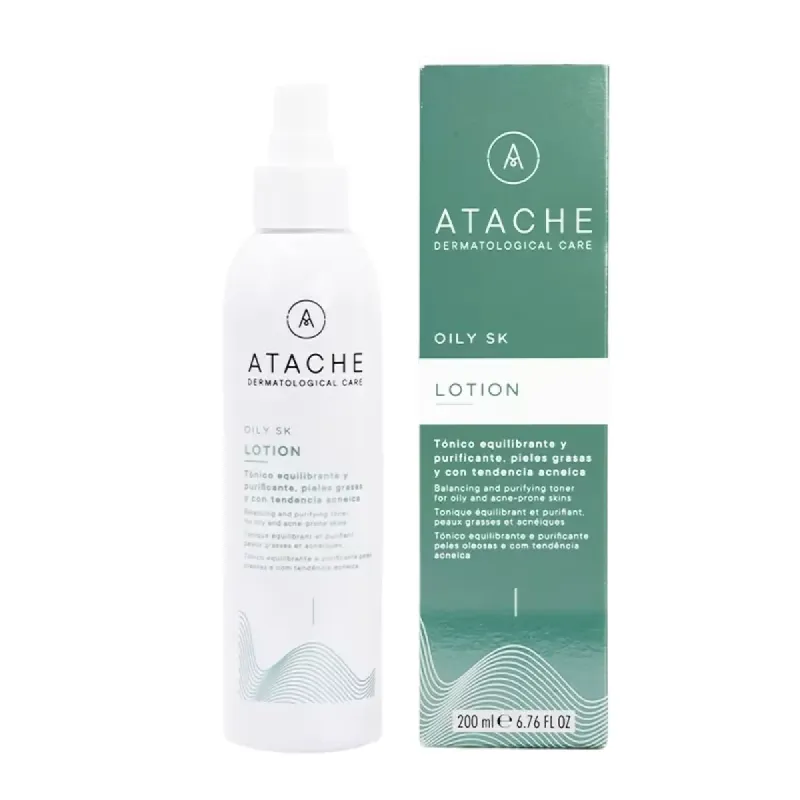 Atache Oily SK Lotion Tónico Regulador Piel Grasa 200 ml | Farmacia Barata Atache Oily SK Lotion Tónico Regulador Piel Grasa 200 ml | Farmacia Barata