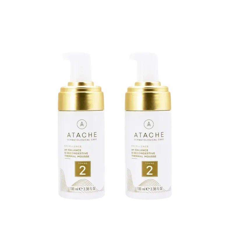 Atache Excellence pH Balance Mousse Termal Duplo 2x100 ml | Farmacia Barata Atache Excellence pH Balance Mousse Termal Duplo 2x100 ml | Farmacia Barata