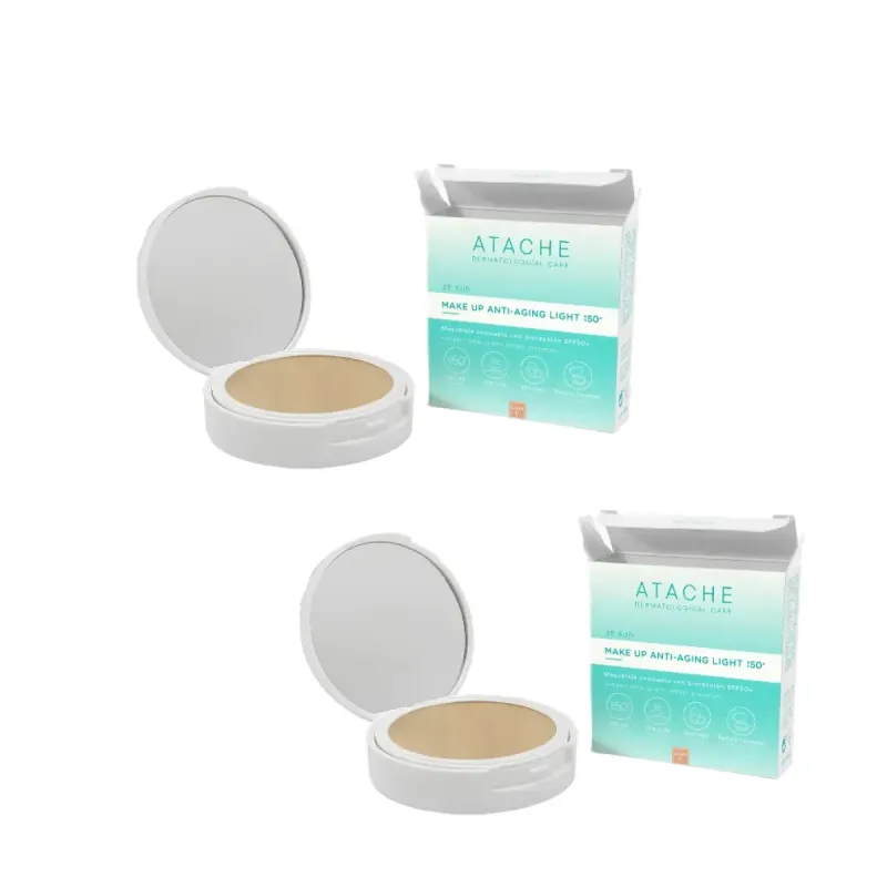 Atache Be Sun Make Up Pearl SPF50+ Duplo 2x12 g | Farmacia Barata