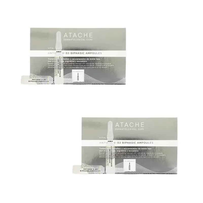Atache Vital Age V-B3 Biphasic Ampollas Duplo 2x10x2 ml | Farmacia Barata Atache Vital Age V-B3 Biphasic Ampollas Duplo 2x10x2 ml | Farmacia Barata