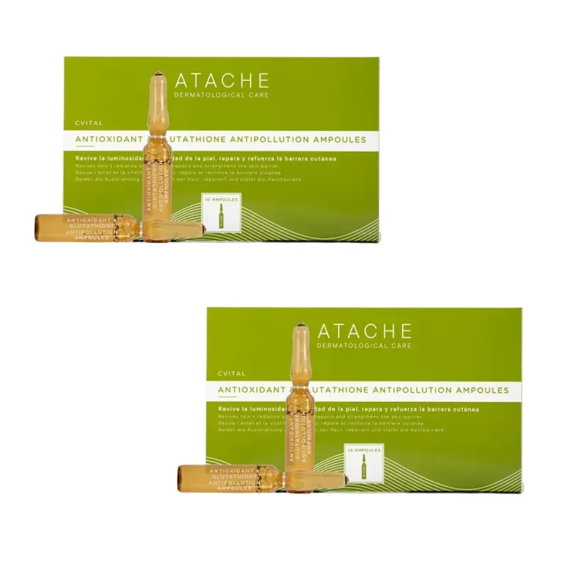 Atache CVital Glutathione Antipollution Ampollas Duplo 2x10x5 ml | Farmacia Barata