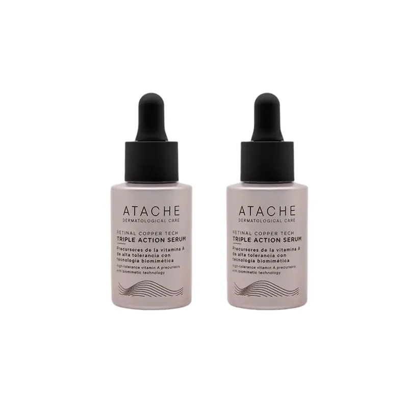 Atache Retinal Copper Tech Triple Action Serum Duplo 2x30 ml | Farmacia Barata Atache Retinal Copper Tech Triple Action Serum Duplo 2x30 ml | Farmacia Barata