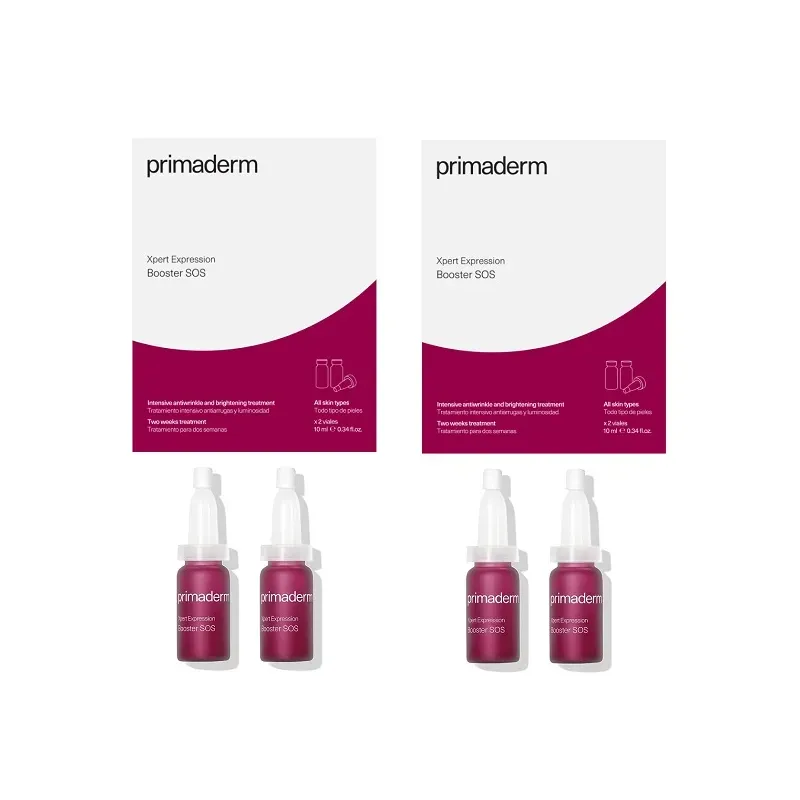 Primaderm Xpert Expression Booster SOS, Oferta Duplo 2x 2 viales Primaderm Xpert Expression Booster SOS, Oferta Duplo 2x 2 viales