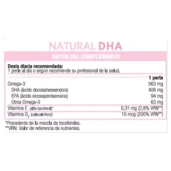 Puro Omega Natural DHA Embarazo y Lactancia 60 perlas | Farmacia Barata