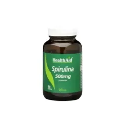 Health Aid Espirulina, 60 comprimidos de 500 mg.