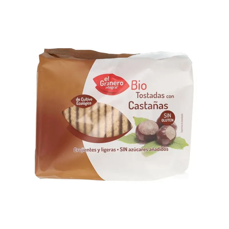 Biotostadas Castaña Bio Granero 90g | Farmacia Barata Biotostadas Castaña Bio Granero 90g | Farmacia Barata