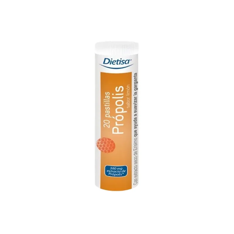 Dietisa Própolis Sabor Limón 20 pastillas | Farmacia Barata Dietisa Própolis Sabor Limón 20 pastillas | Farmacia Barata