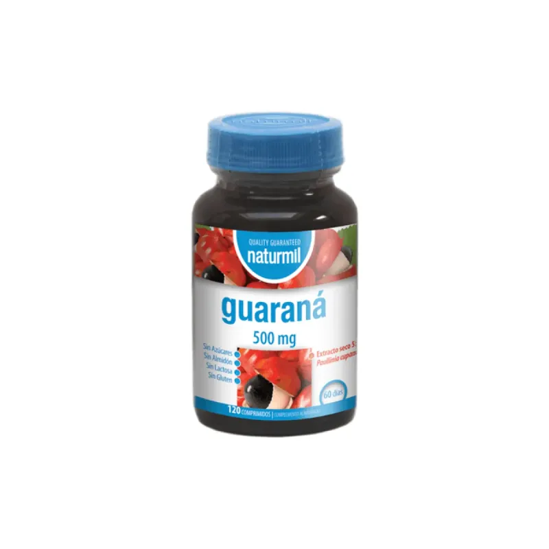 Naturmil Guaraná 500 mg - 120 comp | Farmacia Barata