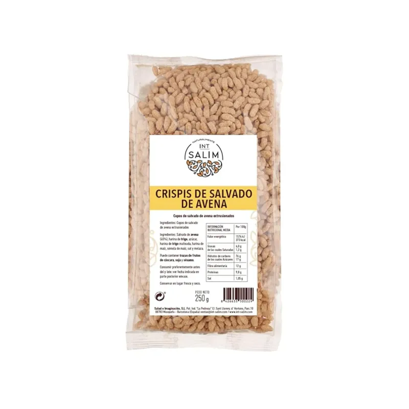 Salim Crispis Salvado Avena 250g | Farmacia Barata Salim Crispis Salvado Avena 250g | Farmacia Barata