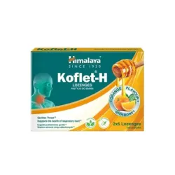 Himalaya Koflet, Pastillas para Garganta de Naranja, 12 unidades